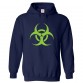 Bio Hazard Symbol Classic Unisex Kids and Adults Pullover Hoodie for Caution Safety.